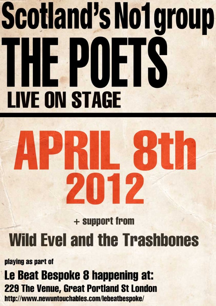 Poets gig 8th april 2012